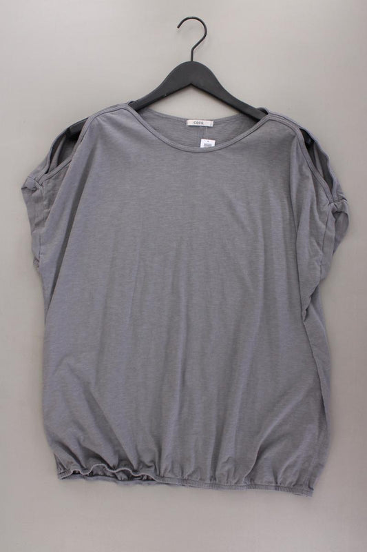 Cecil T-Shirt Gr. XL Kurzarm grau