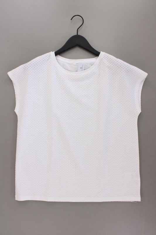 Opus Opus Shirt Modell Semka Gr. 42 neuwertig Kurzarm weiß aus Polyester