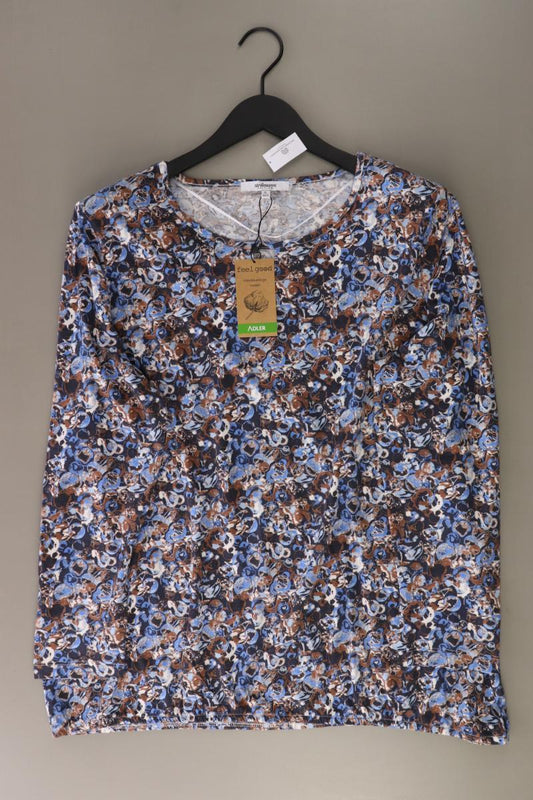 Steilmann Printshirt Gr. 48/50 neu mit Etikett Langarm blau aus Modal