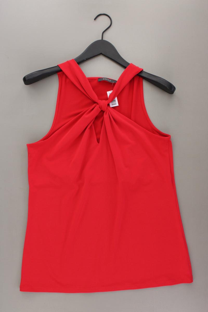 Esprit Trägertop Gr. XL neuwertig rot aus Polyester