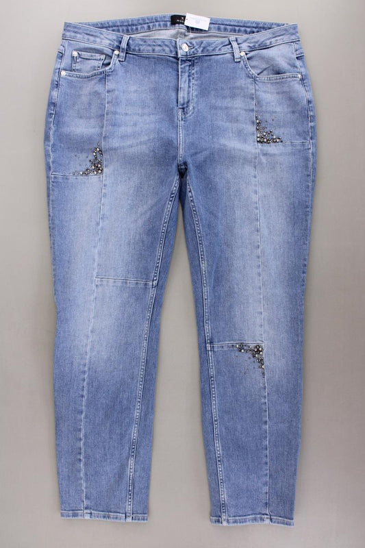 Monari Skinny Jeans Gr. 48 blau