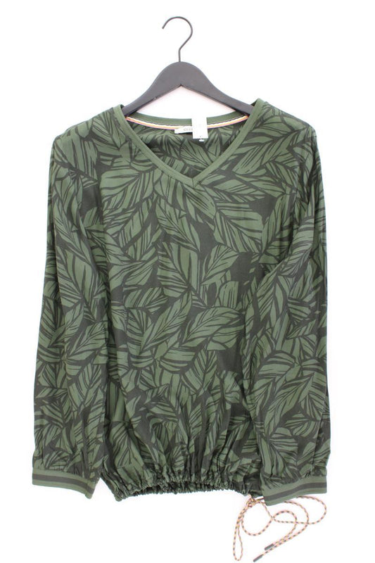 Cecil Langarmbluse Gr. XL olivgrün