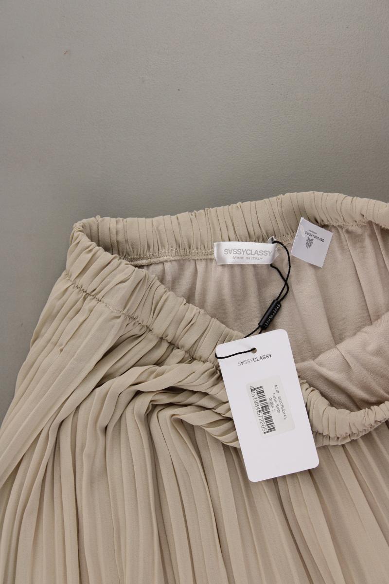 SassyClassy Stretchrock Gr. L neu mit Etikett creme aus Polyester