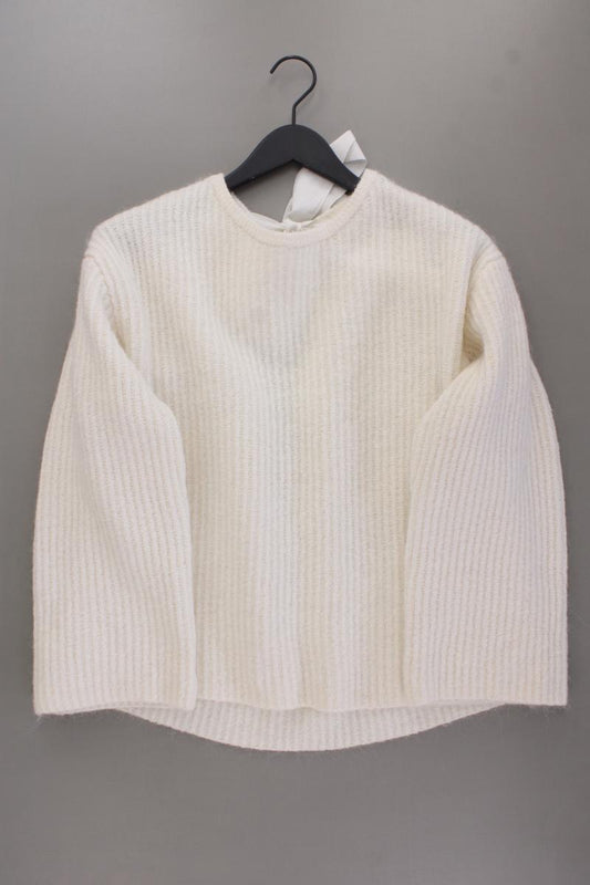 ginatricot Pullover mit Wolle Gr. M creme aus Polyacryl