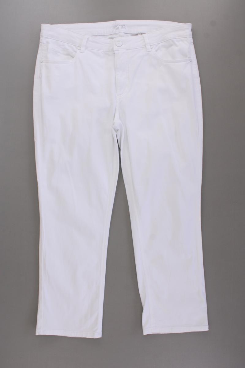 Bonita 7/8 Hose Gr. 44 weiß aus Baumwolle