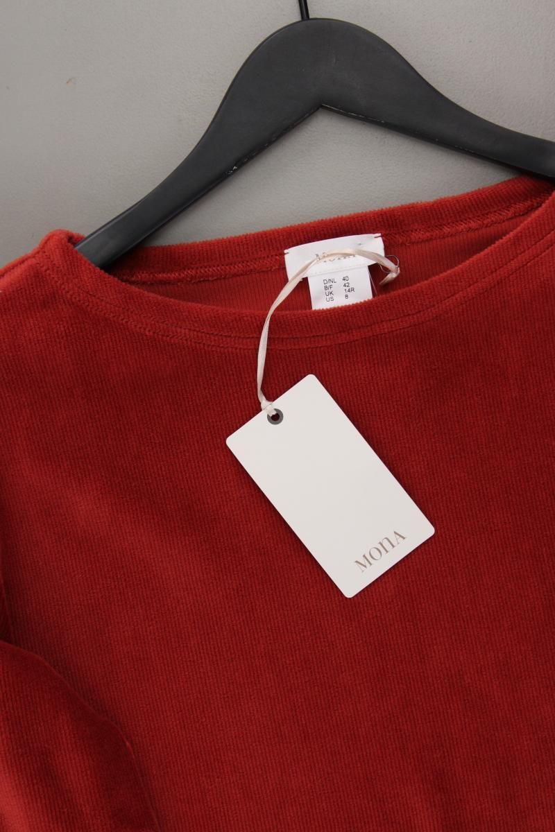 Mona Feinstrickpullover Gr. 40 neu mit Etikett rot aus Baumwolle