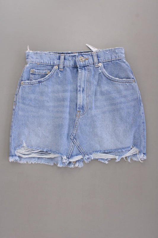 Zara Jeansrock Gr. S blau aus Baumwolle