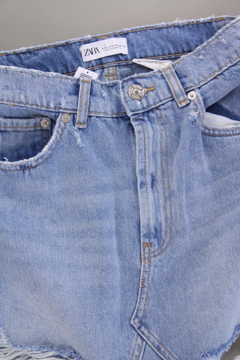 Zara Jeansrock Gr. S blau aus Baumwolle