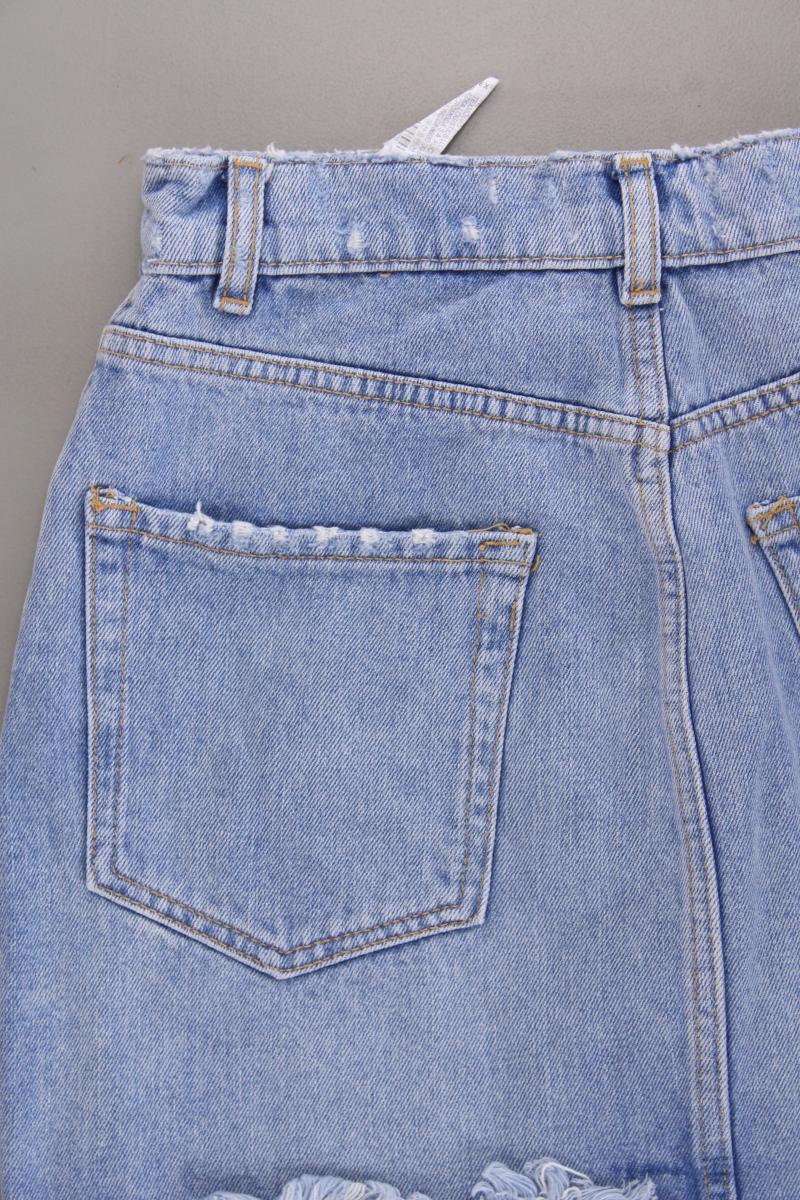 Zara Jeansrock Gr. S blau aus Baumwolle