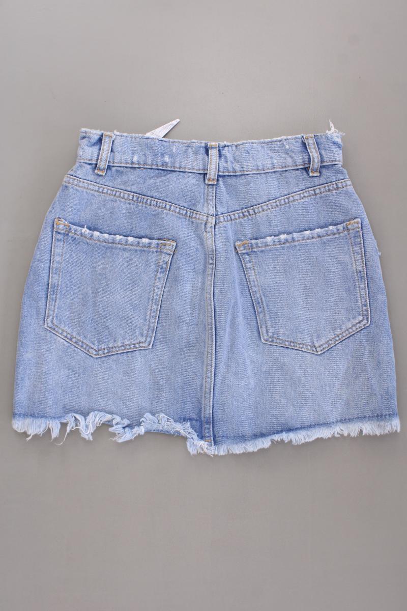 Zara Jeansrock Gr. S blau aus Baumwolle