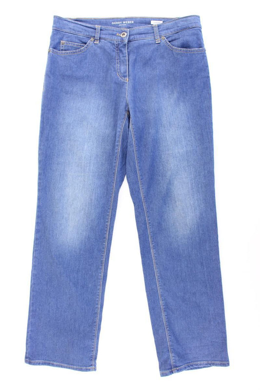 Gerry Weber Straight Jeans Gr. 40 neuwertig blau aus Baumwolle