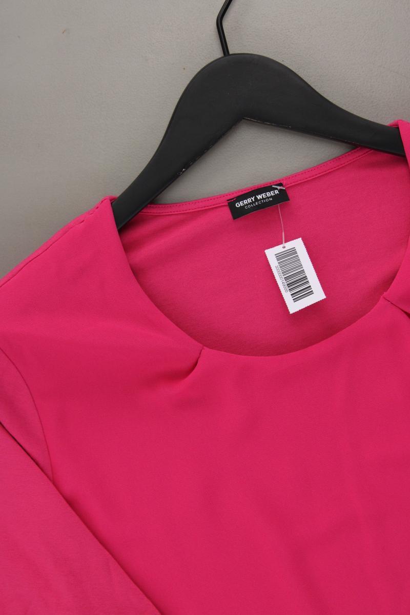 Gerry Weber Kurzarmbluse Gr. 46 pink