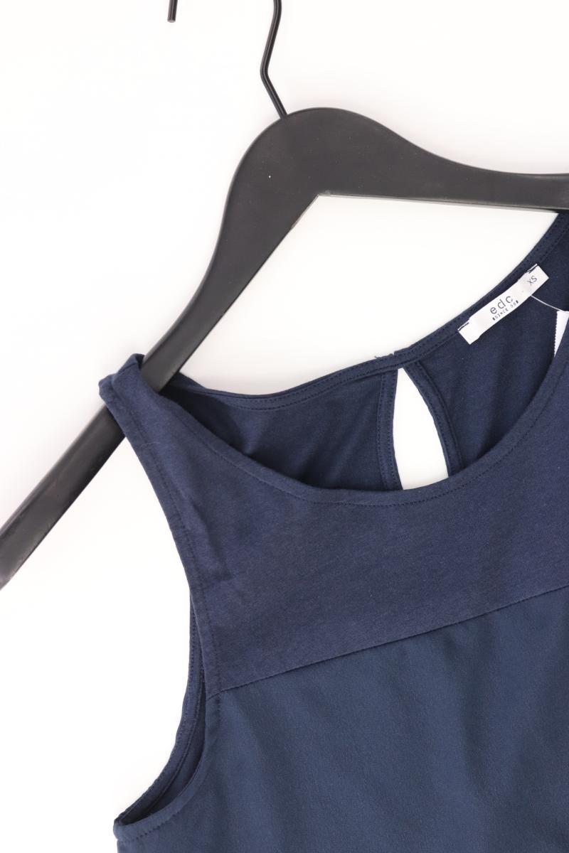 edc by Esprit Trägertop Gr. XS blau aus Baumwolle