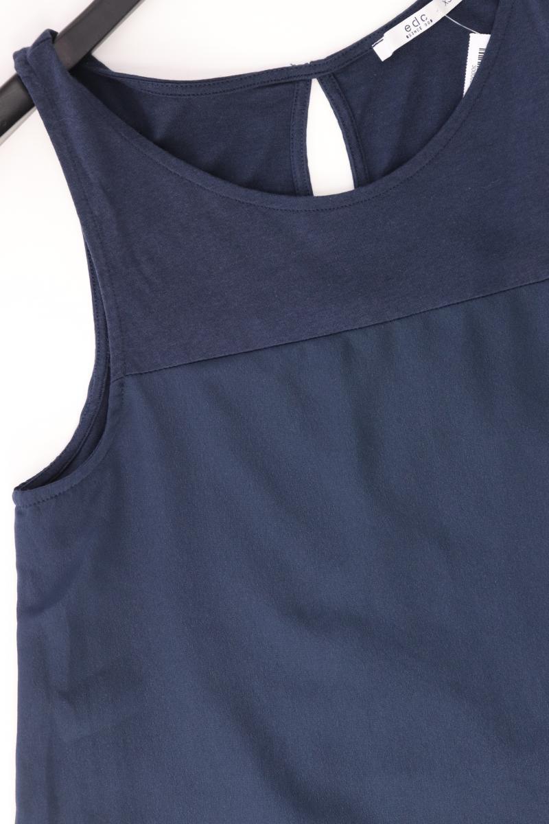 edc by Esprit Trägertop Gr. XS blau aus Baumwolle