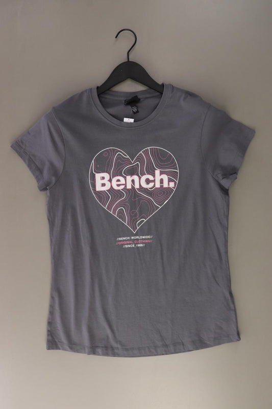 Bench Printshirt Gr. L Kurzarm grau aus Baumwolle