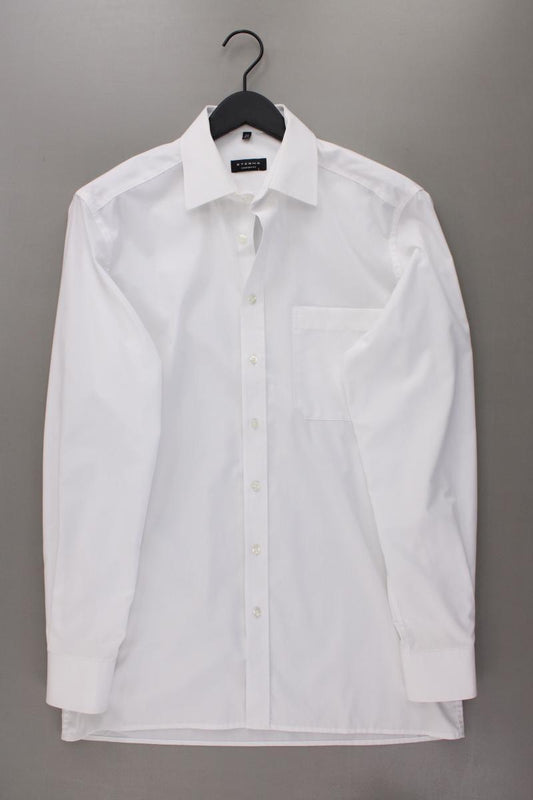 Eterna Langarmhemd für Herren Gr. Hemdgröße 40 weiß aus Baumwolle