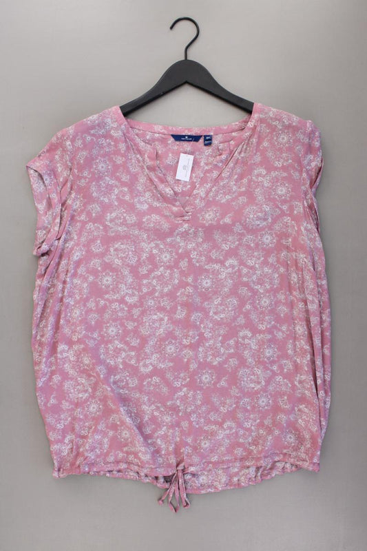 Tom Tailor Kurzarmbluse Gr. 44 rosa aus Viskose