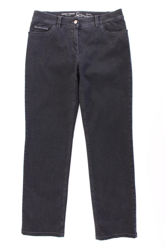 Gerry Weber Straight Jeans Gr. 40 grau aus Baumwolle