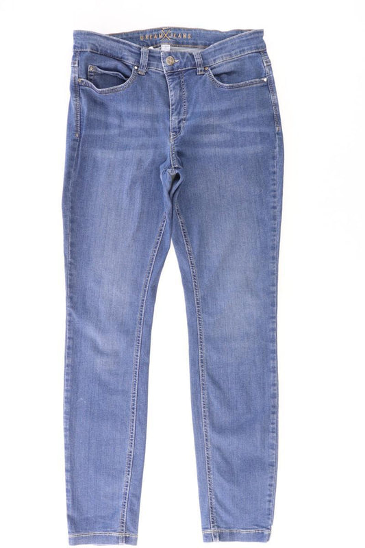 MAC Skinny Jeans Gr. 38/L30 blau aus Baumwolle