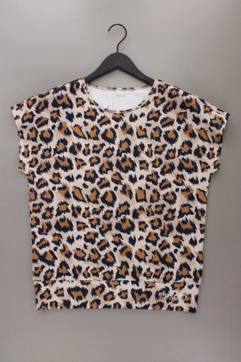 Privacy by Madeleine Printshirt Gr. 38 mit Tierdruck neuwertig Kurzarm braun