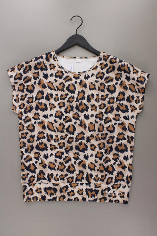 Privacy by Madeleine Printshirt Gr. 38 mit Tierdruck neuwertig Kurzarm braun
