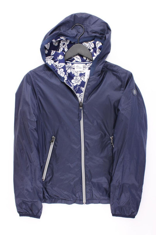 Anna Larssen Kapuzenjacke Gr. 38 blau aus Nylon