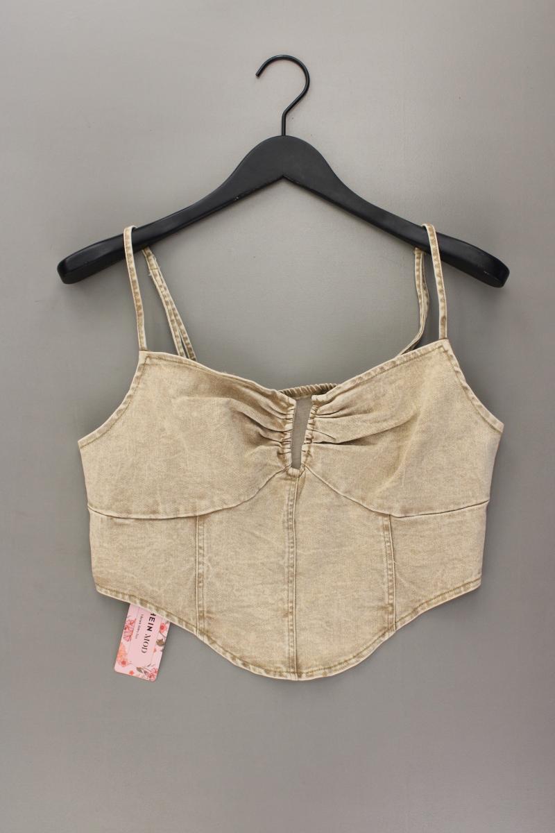 Shein Crop Top Gr. XL neu mit Etikett creme aus Baumwolle