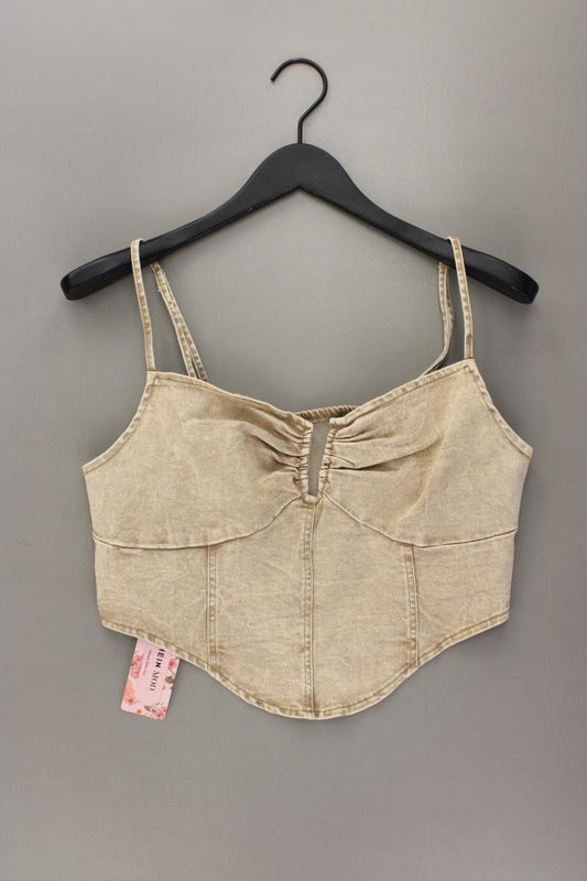 Shein Crop Top Gr. XL neu mit Etikett creme aus Baumwolle