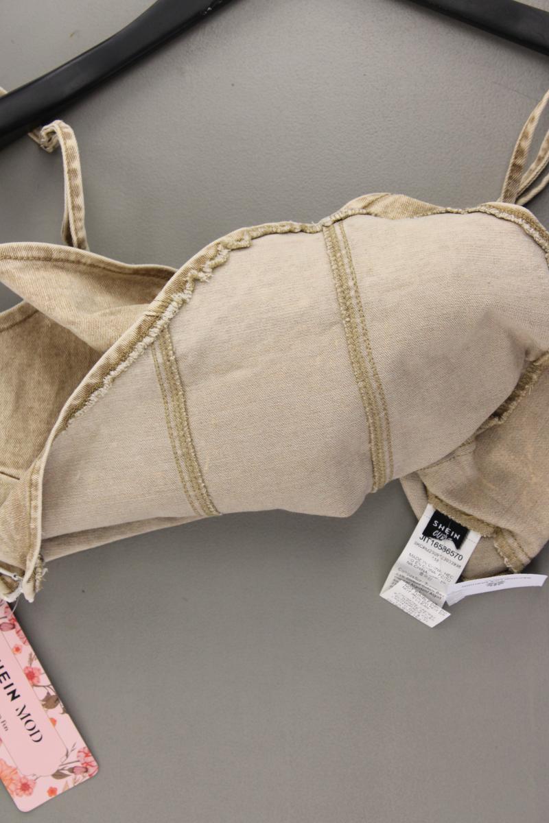 Shein Crop Top Gr. XL neu mit Etikett creme aus Baumwolle