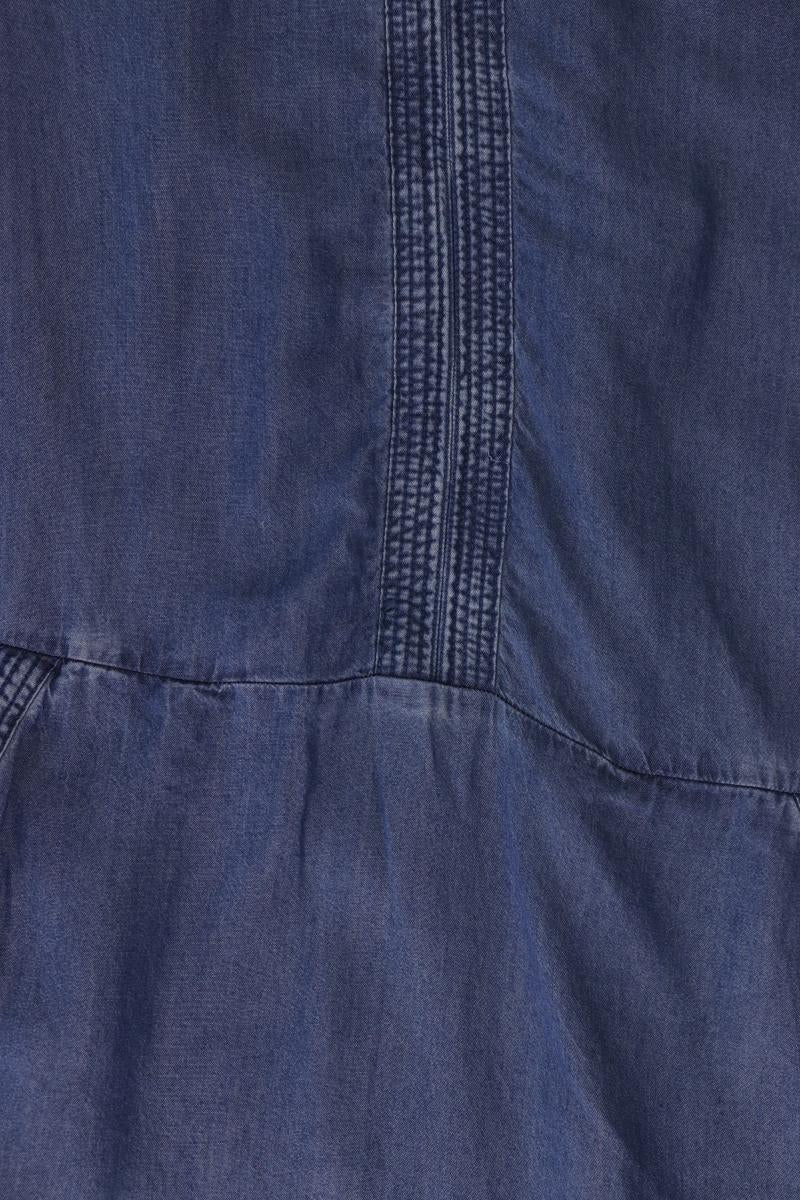 Tom Tailor Kurzarmkleid Gr. 34 blau