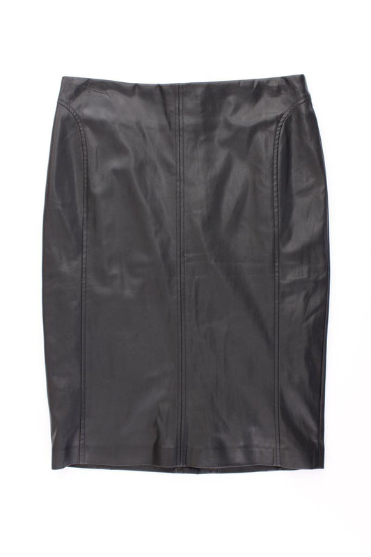 comma, Kunstlederrock Gr. 34 neuwertig schwarz aus Polyurethan