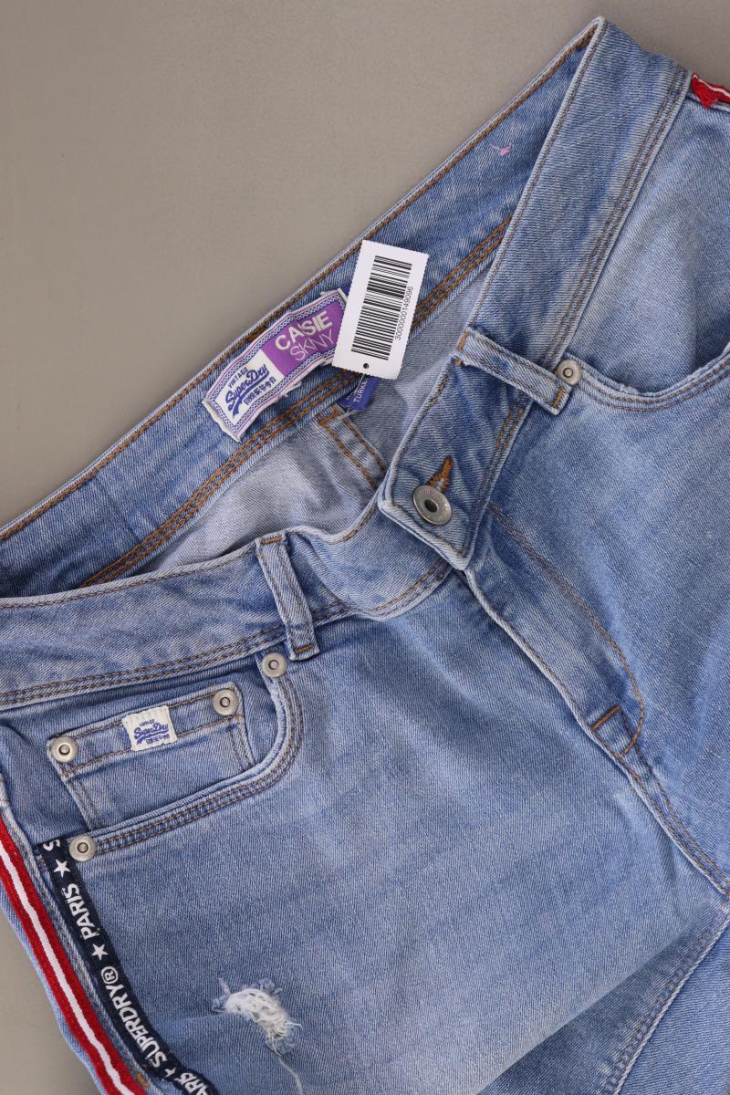 Superdry Skinny Jeans Gr. W29/L32 blau aus Baumwolle