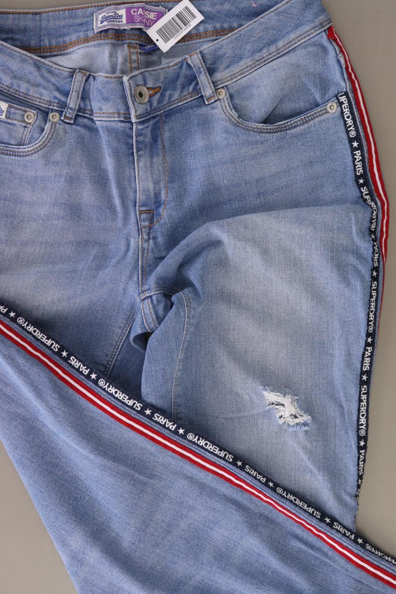 Superdry Skinny Jeans Gr. W29/L32 blau aus Baumwolle