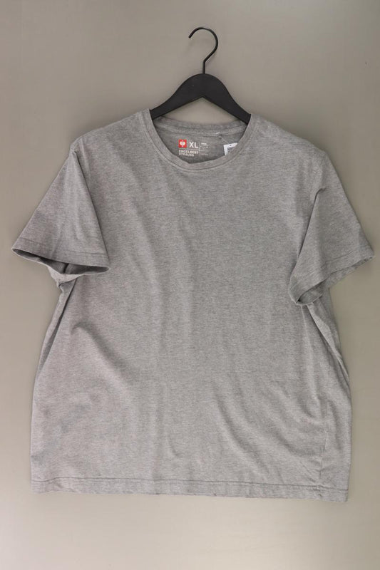 Engelbert + Strauss T-Shirt für Herren Gr. XL Kurzarm grau aus Baumwolle