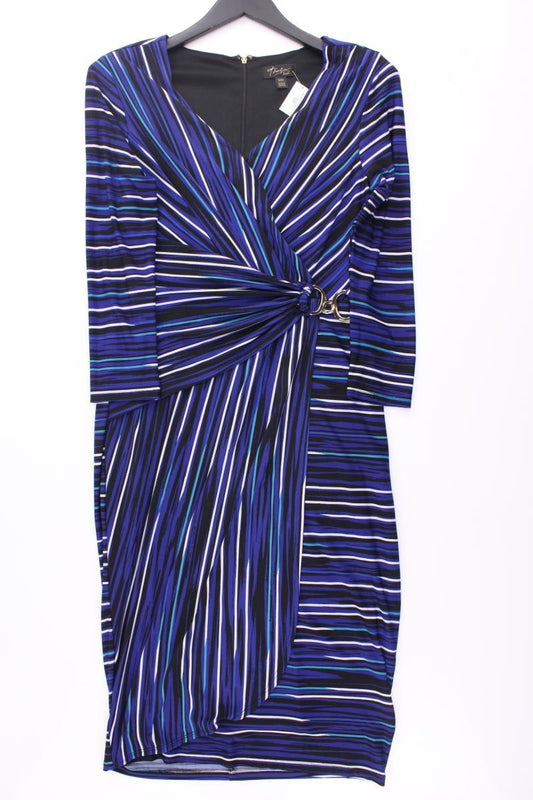 Thalia Sodi Kleid Gr. M gestreift 3/4 Ärmel blau aus Polyester