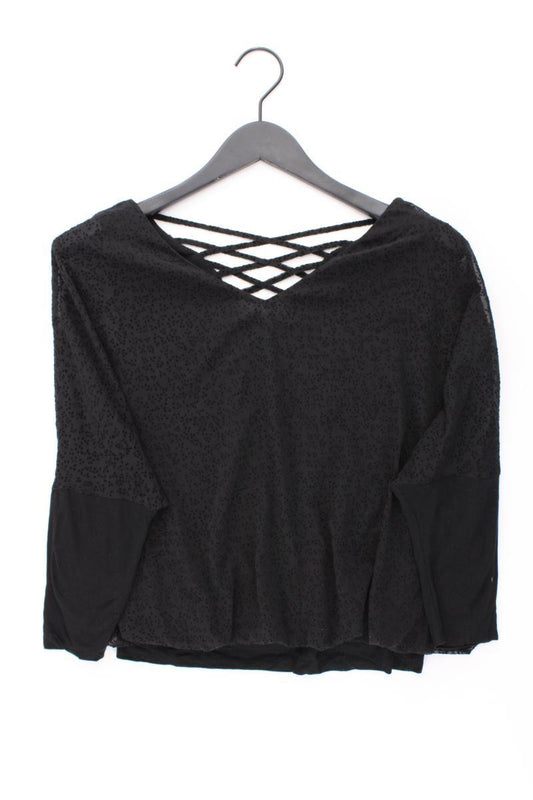 Esprit Langarmbluse Gr. 34 schwarz