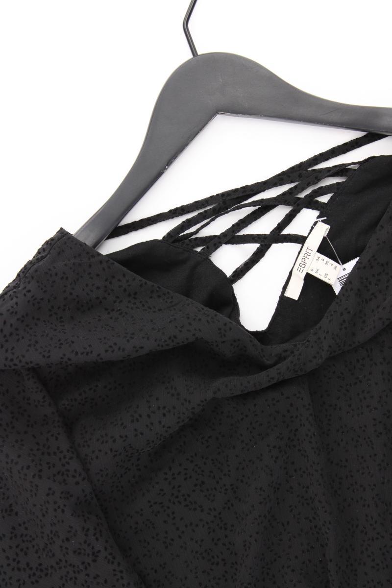 Esprit Langarmbluse Gr. 34 schwarz