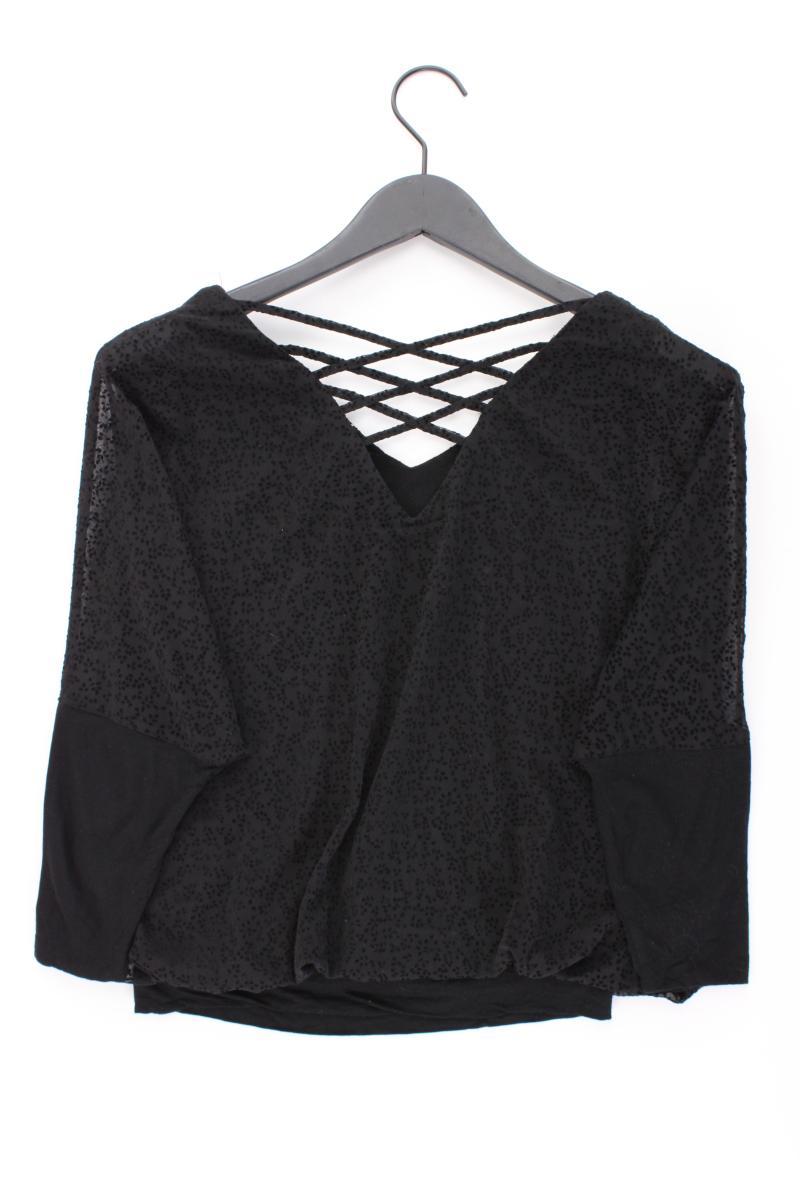 Esprit Langarmbluse Gr. 34 schwarz