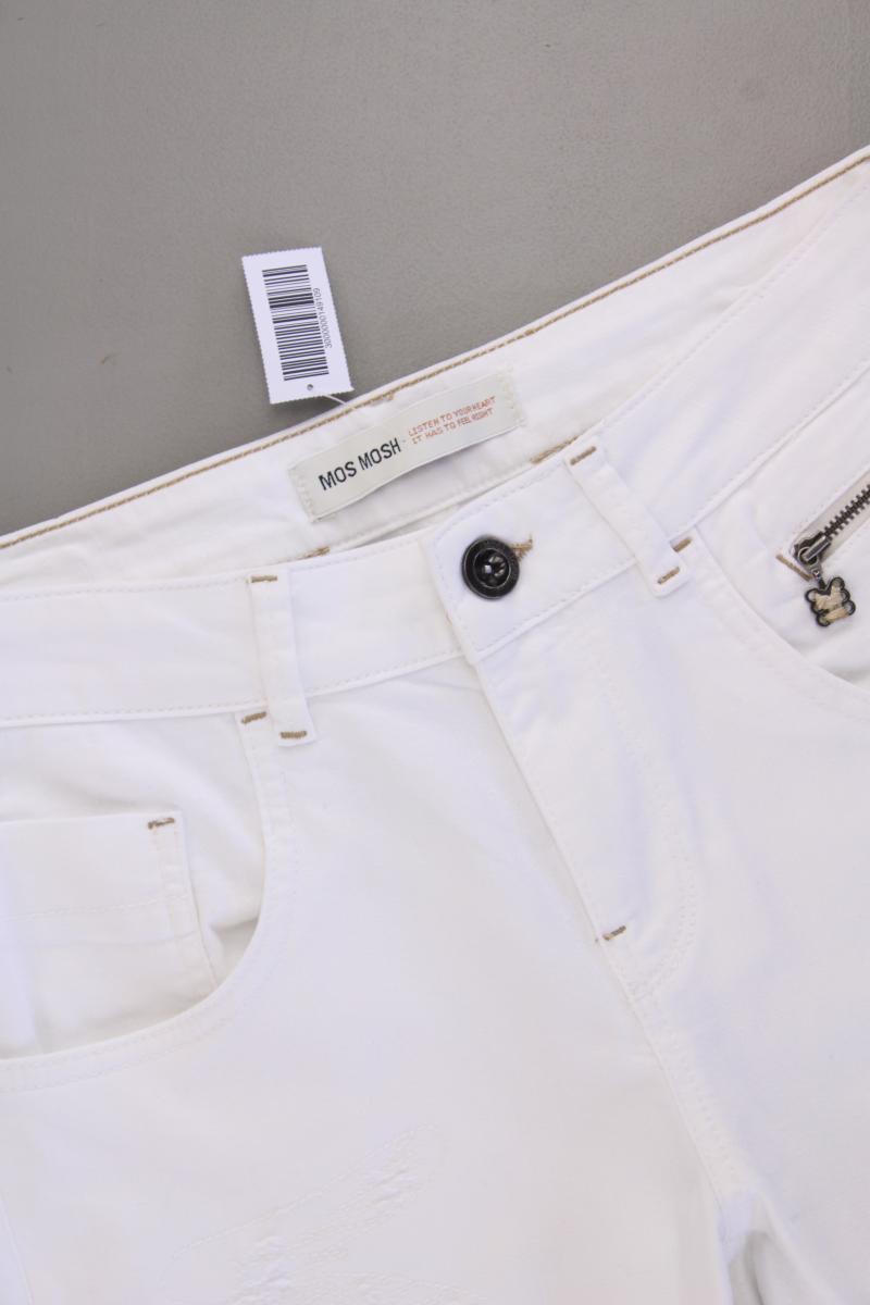 Mos Mosh Skinny Jeans Gr. W27 weiß aus Baumwolle