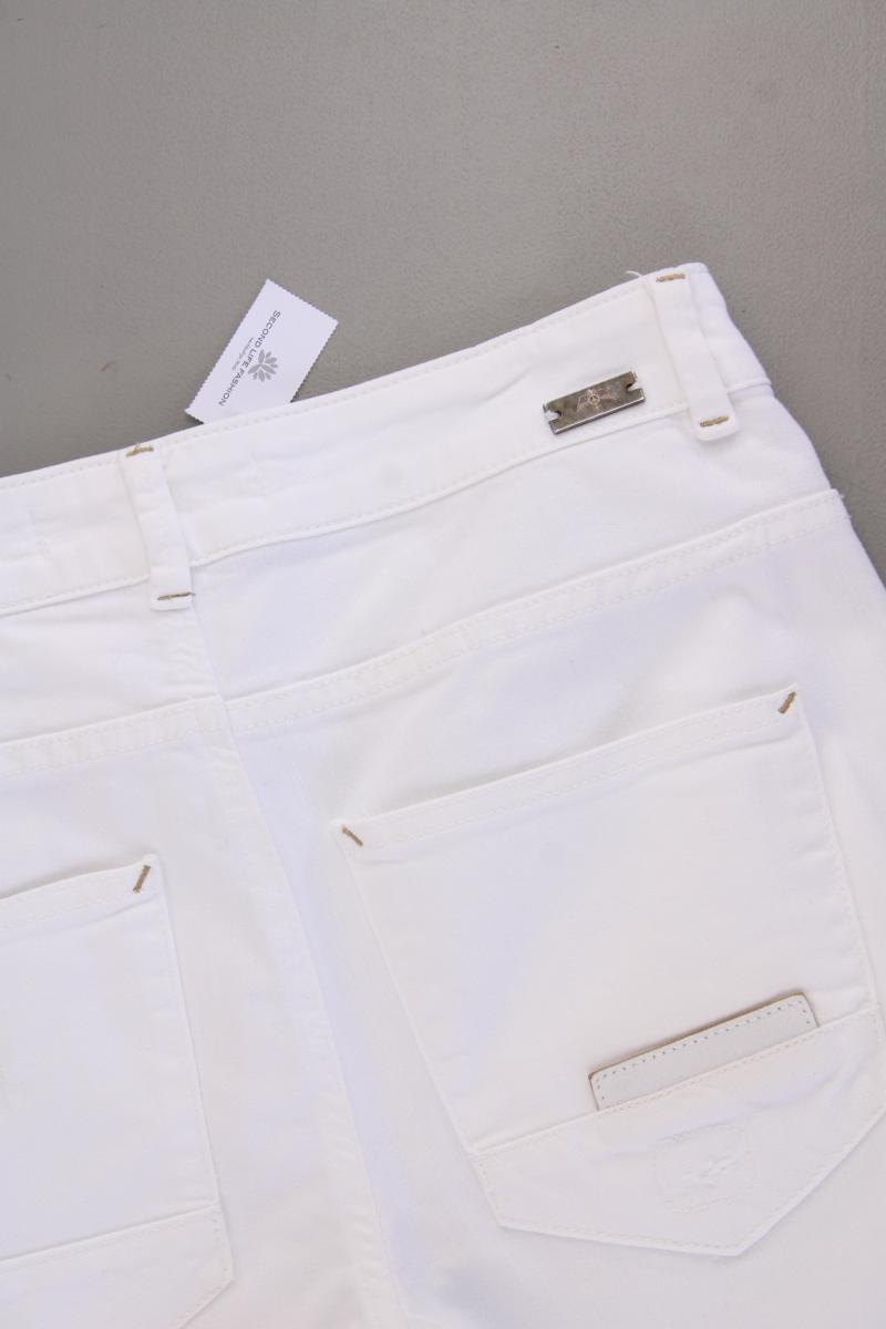 Mos Mosh Skinny Jeans Gr. W27 weiß aus Baumwolle