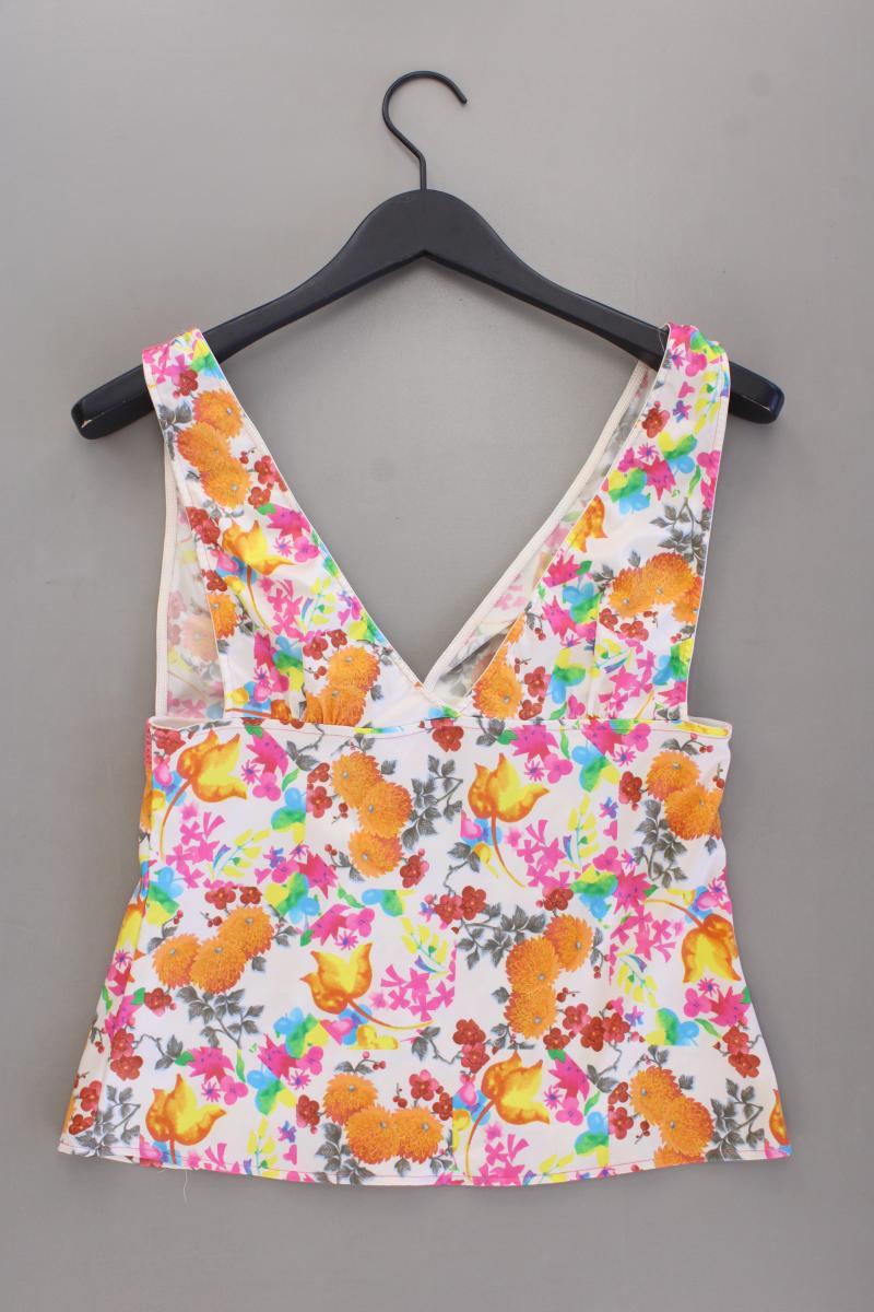 Christian Dior Trägertop Gr. 38 mit Blumenmuster Vintage mehrfarbig