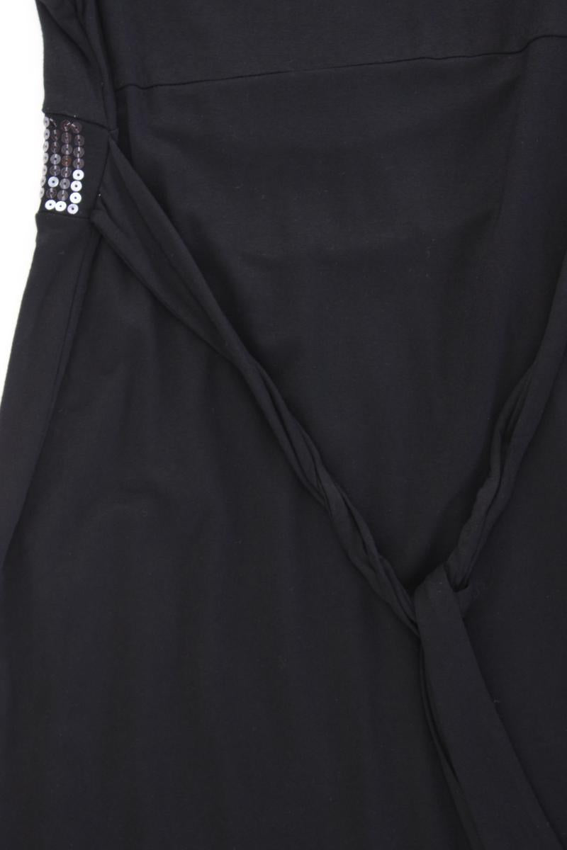 United Colors of Benetton Jerseykleid Gr. S Ärmellos mit Pailletten schwarz