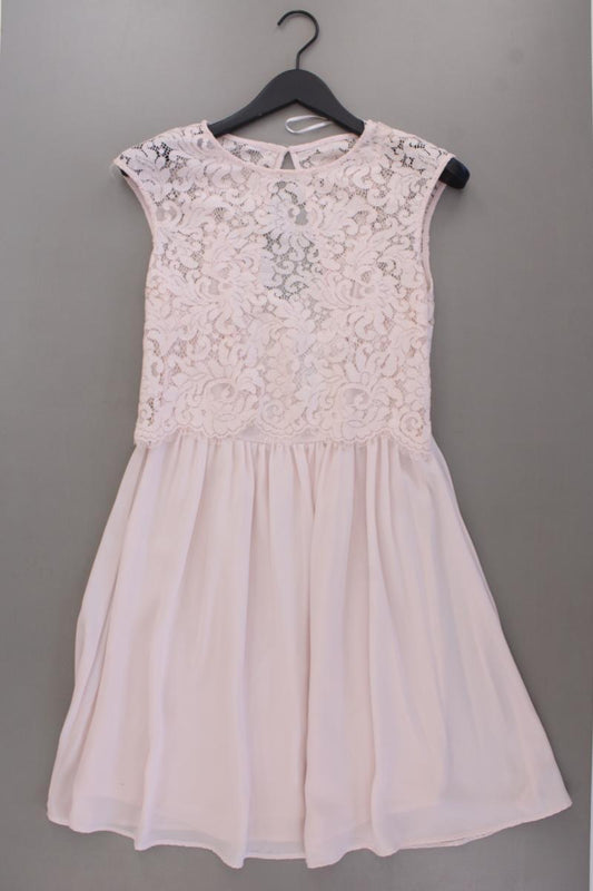 Vila Chiffonkleid Gr. 36 Ärmellos rosa aus Polyester