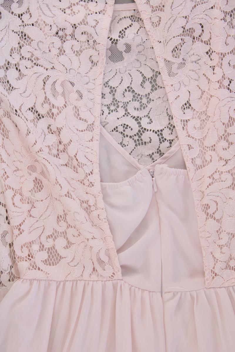 Vila Chiffonkleid Gr. 36 Ärmellos rosa aus Polyester