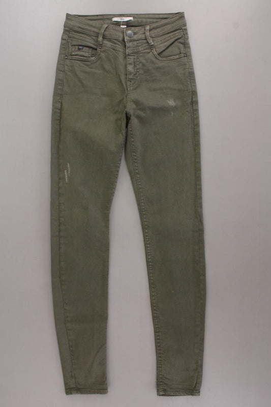 edc by Esprit Skinny Jeans Gr. W26/L30 olivgrün aus Baumwolle