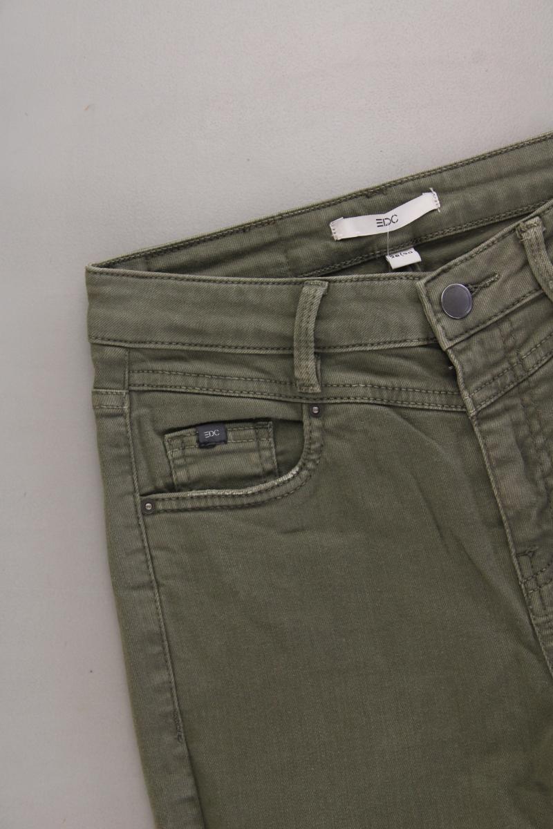 edc by Esprit Skinny Jeans Gr. W26/L30 olivgrün aus Baumwolle