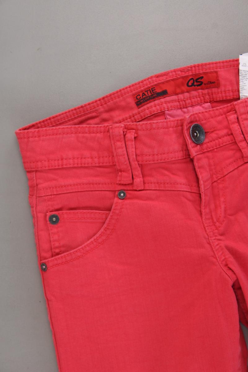QS by s.Oliver Skinny Jeans Gr. 36/L32 rot aus Baumwolle