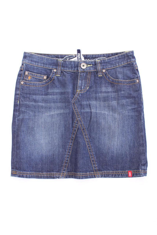edc by Esprit Jeansrock Gr. 34 blau aus Baumwolle