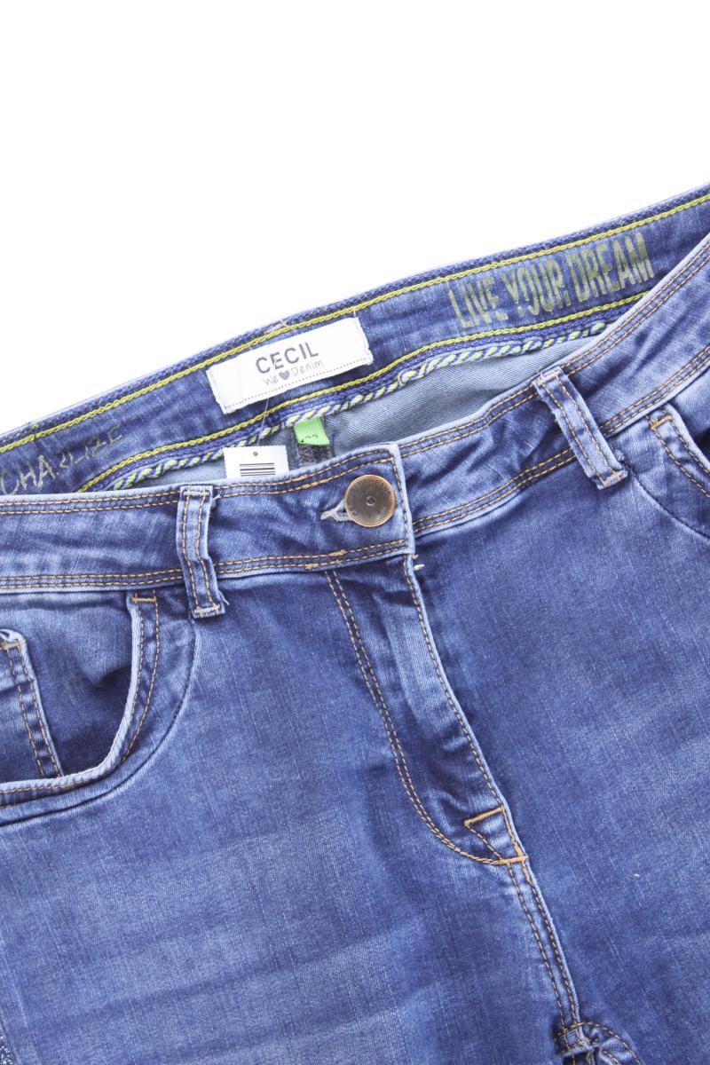 Cecil Skinny Jeans Gr. W32 blau