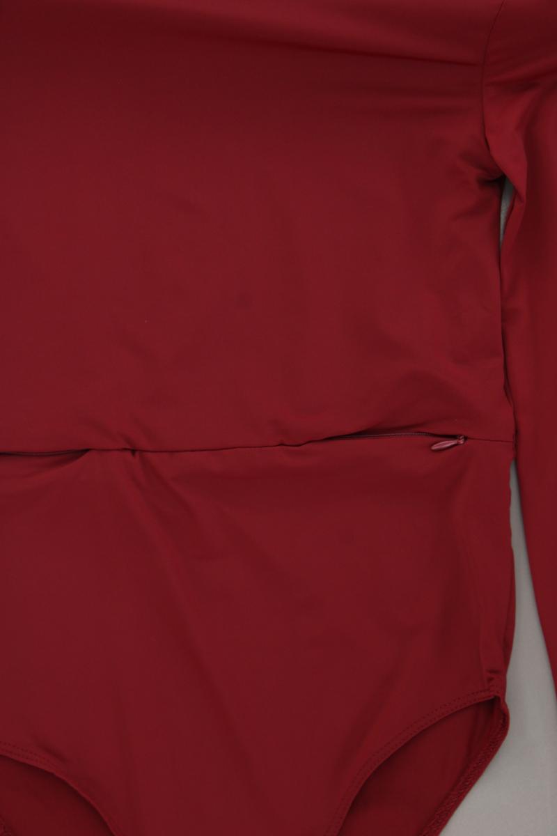 Zara Shirtbody Gr. S neuwertig Langarm rot aus Polyamid